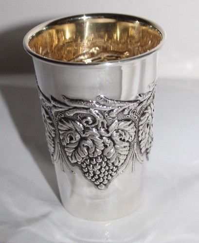 Grape cup wine silver - silver,