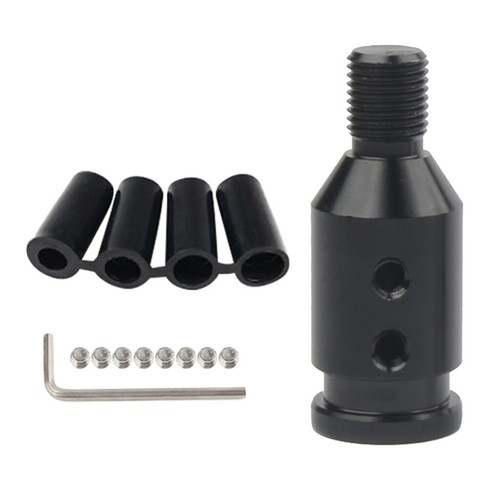 Aluminum gear knob adapter for