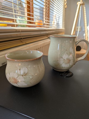 Denby daybreak sugar bowl - sugar,