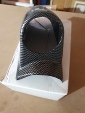 52mm Pod, A Piller, Single Gauge Holder Carbon Fibre Effect