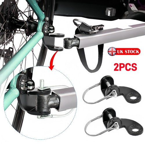 Steel bicycle trailer - 2x, hitch