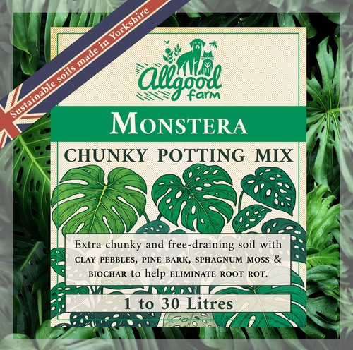 Monstera chunky potting - potting, soil
