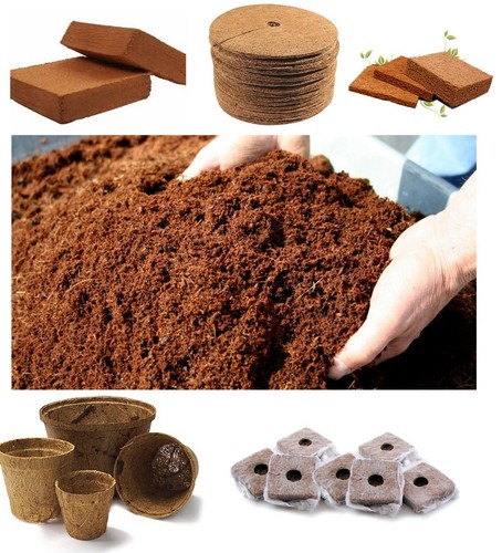 Coco coir bricks - bricks, coconut