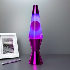 Purple Molten Lava Lamp RED5 Retro Magenta Base Vibrant Mood Lighting Unique Gif