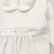 NEW Baby Velour Sleepsuit