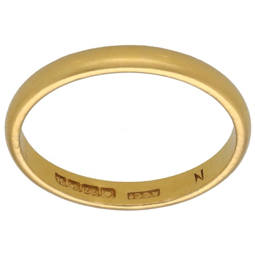 22ct gold ring 06g - ring, 4.06g