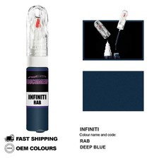 FOR INFINITI DEEP BLUE RAB Touch Up Paint Pen Brush Fix Kit Scratch Chip Set