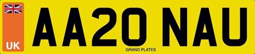 Aaron number plate aa20 nau - aaron,