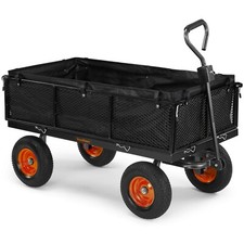 VonHaus 600kg Mesh Garden Cart