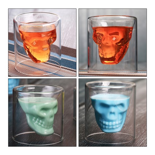 Double wall glass - double, crystal