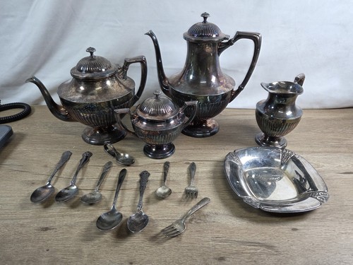 Vintage lot crescent silver - lot, of