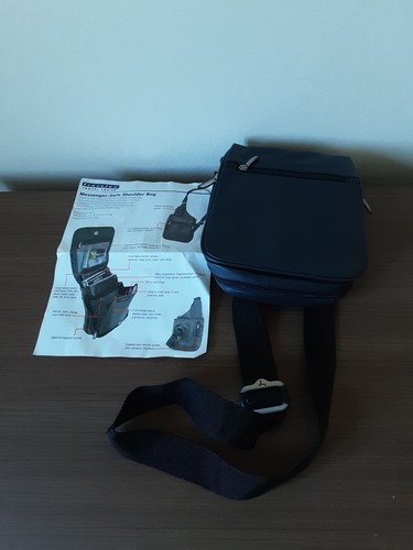 Travelon messenger bag blue - travelon,