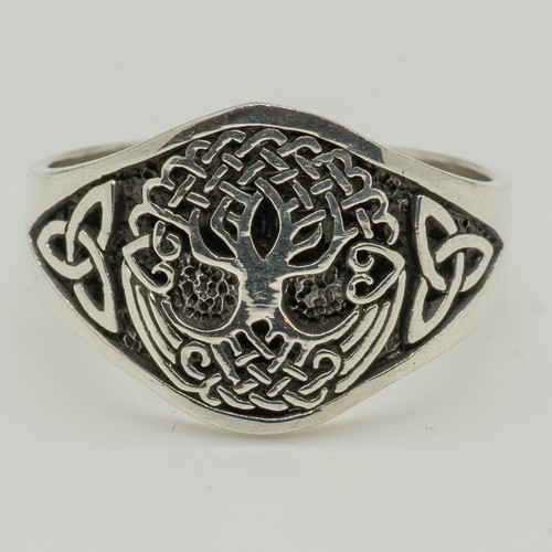 Tree life 925 silver ring - of,