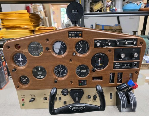 Vintage flight simulator - vintage,