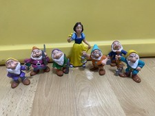 Disney Snow White Seven Dwarfs Figurine Bundle Vintage