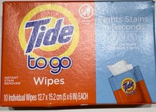 Tide To Go Stain Remover Wipes 10ct