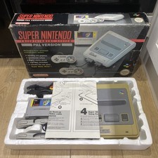 Nintendo SNES (PAL) Boxed Console w/ Super Mario World Game