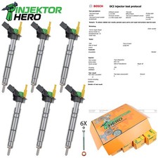 6x 0445115064 Fuel Injector Injector Mercedes Benz E S ML V6 OM642 A6420701387