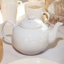 Large White Teapot 1.5 Litre