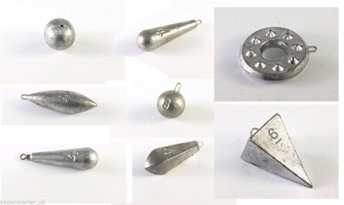 Sea fishing lead weights - fishing,