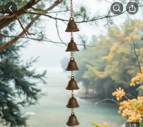 Wind chime rustic - bell, metal