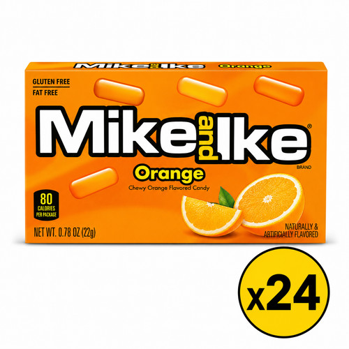 Mike ike orange chewy candy - mike,