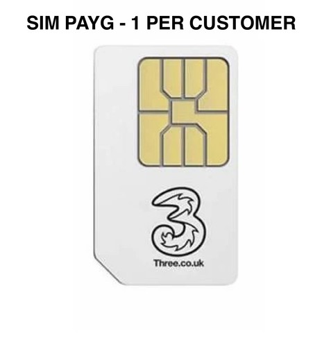 Three micro sim card - micro, pay