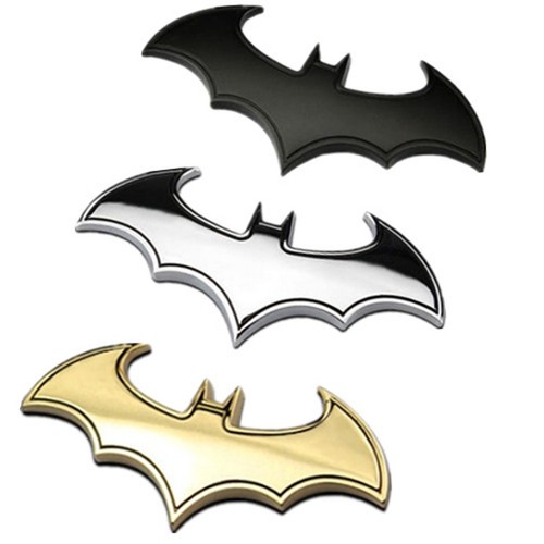 Chrome metal badge - metal,