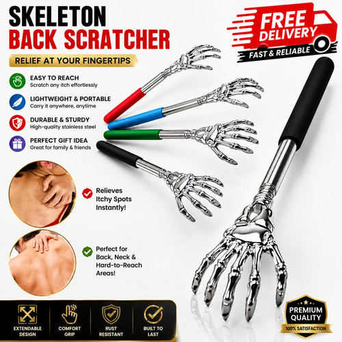 Extendable back scratcher - extendable,