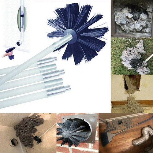 Chimney cleaning brush kit - chimney,