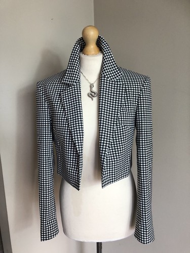 Zara black white gingham