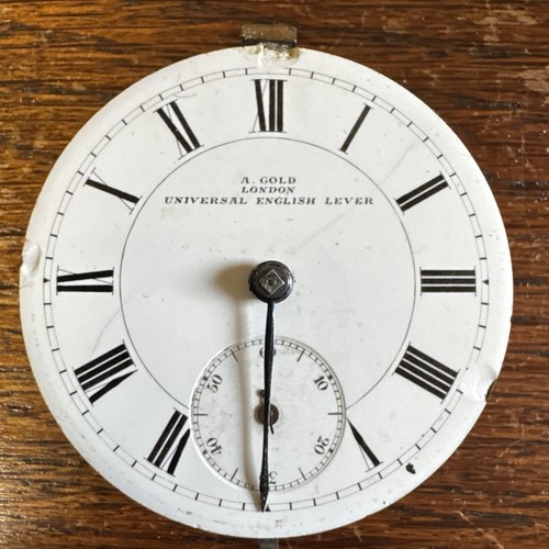 Gold london pocket watch - a,