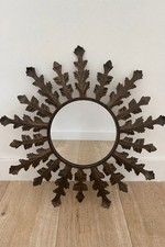 Retro Sunburst Round Wall