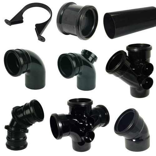 110mm black soil pipe - black, fit