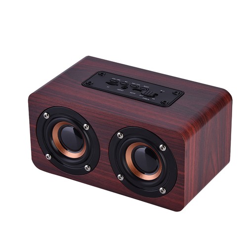 Mini portable wooden - portable, speaker