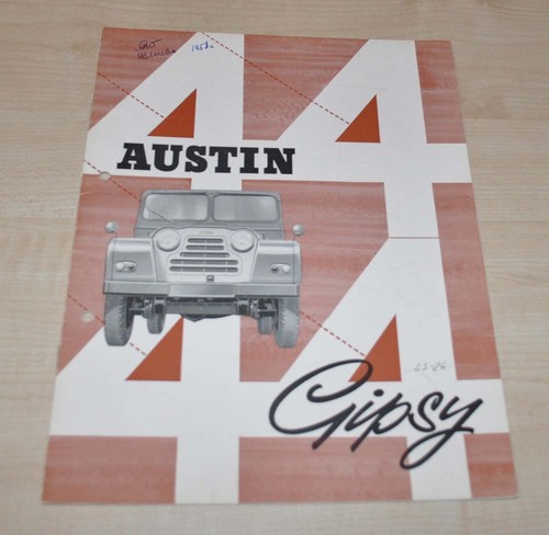 1958 austin gipsy 4x4 - gipsy, brochure
