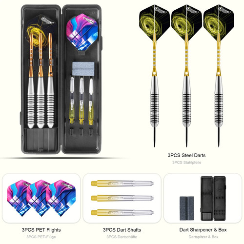 30g 3pcs steel - tip, darts