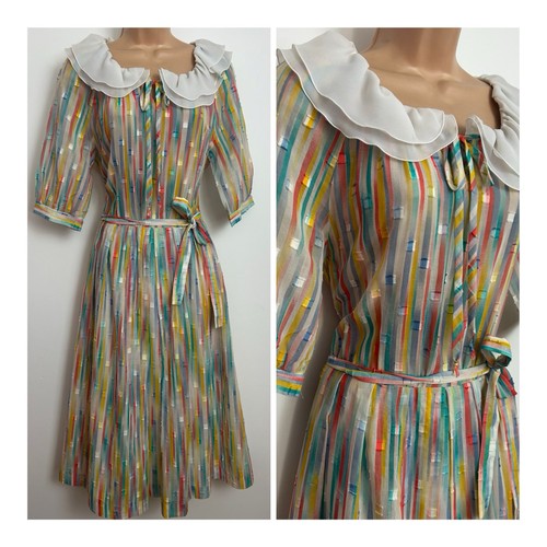 Vintage 80s white coral - white,
