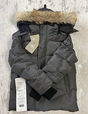 Canada Goose Wyndham Parka Grey/Black Badge, Size M