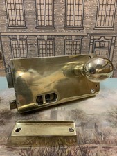 RARE Georgian Brass rim lock