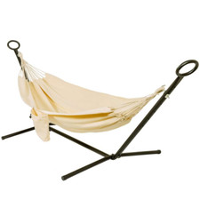 Ivory Outdoor Hammock Stand Portable Carry Bag Garden Seating Camping Tortola