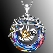 Sloth Spirit Animal Necklace