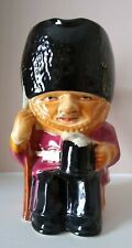 Shorter & Son Genuine Staffordshire Hand Painted Medium Size Toby Jug Guardsman 