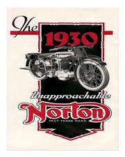 Vintage 1930 Norton Motorcycle