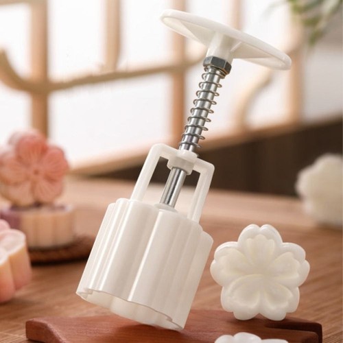 Mooncake mold flower shaped - mooncake, flower-shaped