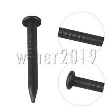 Vintage Round Copper Nails 0.6 x 0.06 Inches Black for Upholstery Pack of 1000