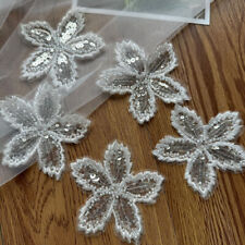 UK 3X DIY Lace Beaded Sequin