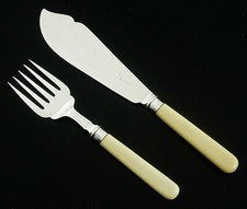 Sterling Silver Fish Servers, Birmingham 1933, Barker Brothers Silver Ltd