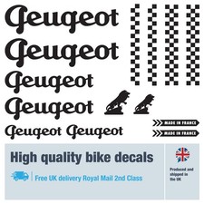 Peugeot classic 1 bike decals