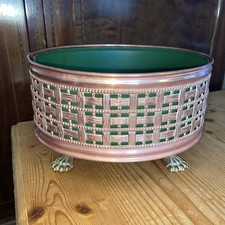 Vintage Oval Copper Planter